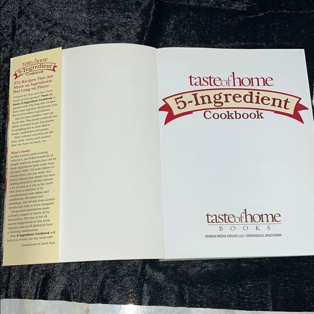 Taste Of Home 5 ingredient Kitchen Cookbook Collection